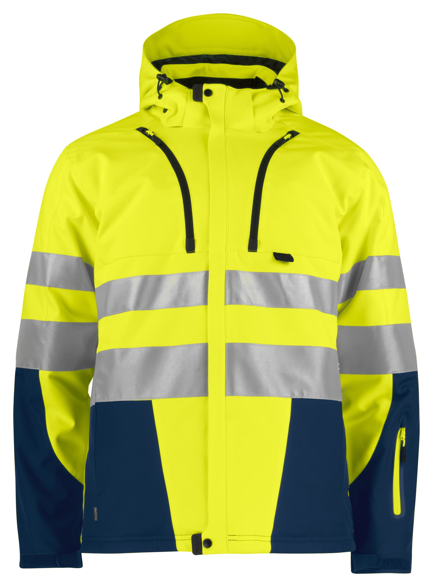 6420 Softshelljakke EN ISO 20471 Kl 3/2 fôret – bilde 1
