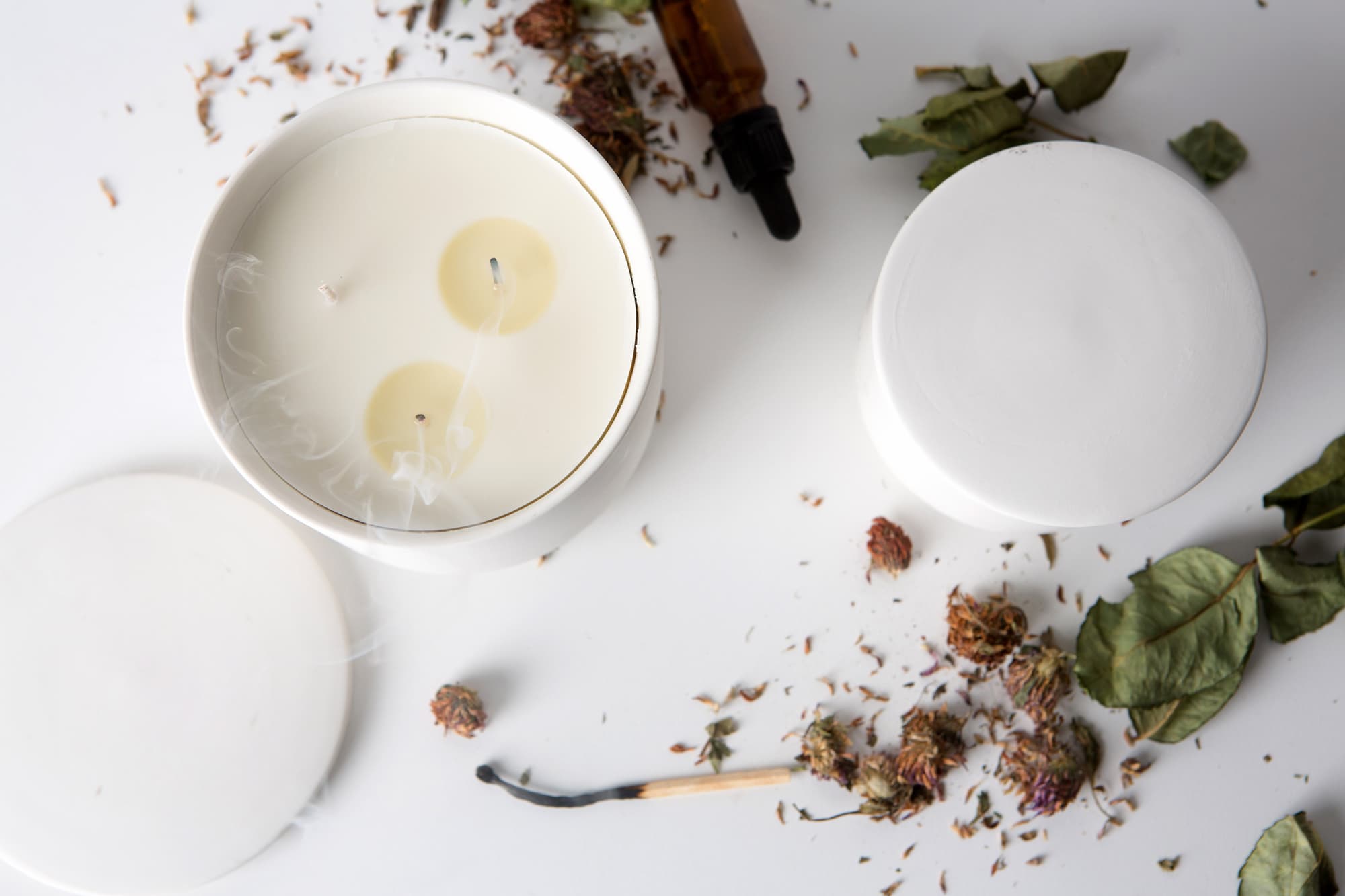 Duftlys White tea & Sage – bilde 5