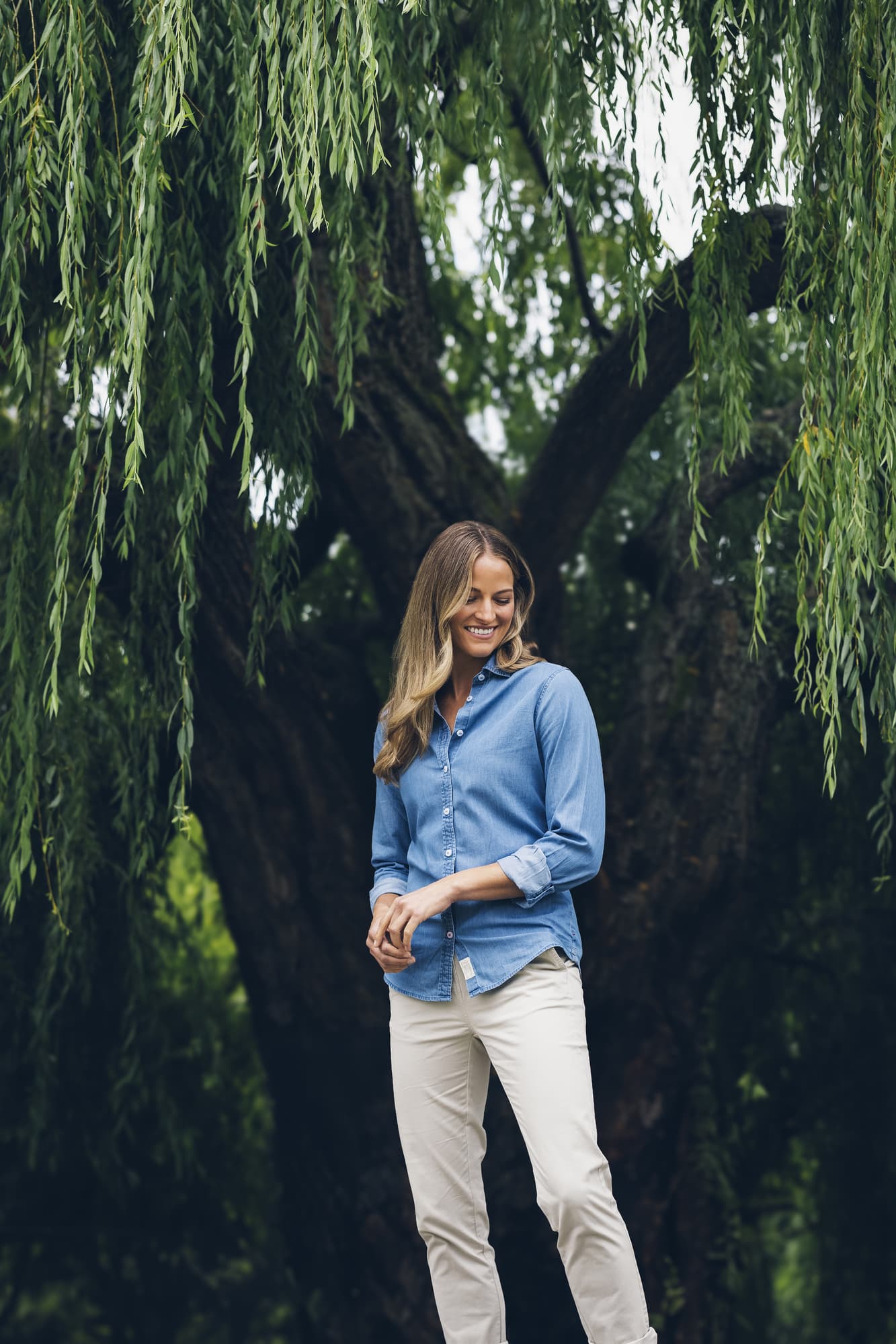 Ellensburg Denim Shirt Ladies – bilde 5
