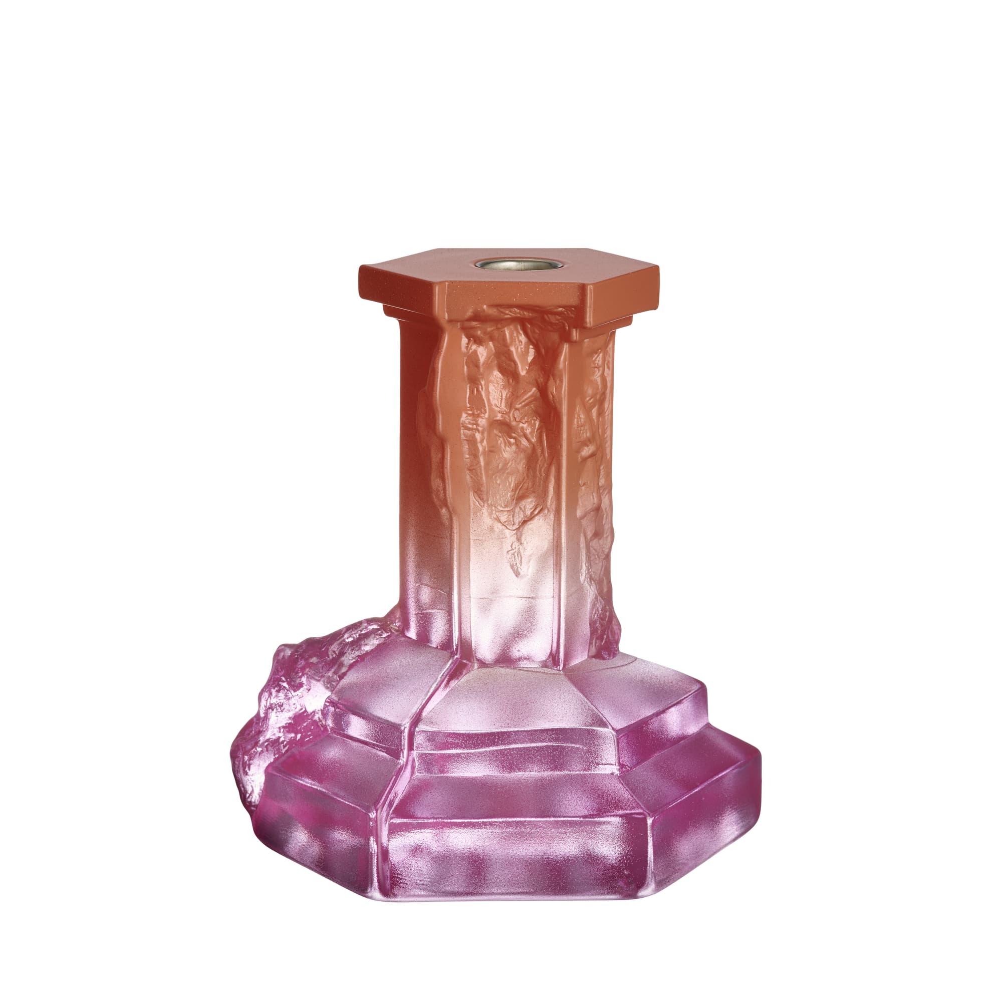 Rocky Baroque candlestick spicy rose 175mm